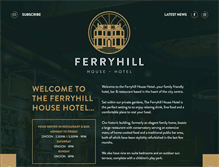 Tablet Screenshot of ferryhillhousehotel.co.uk